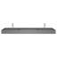 Lavabo de salle de bain mural moderne 60 "avec bonde dissimulée Juniper - gris Juniper-2053611255-2053611211
