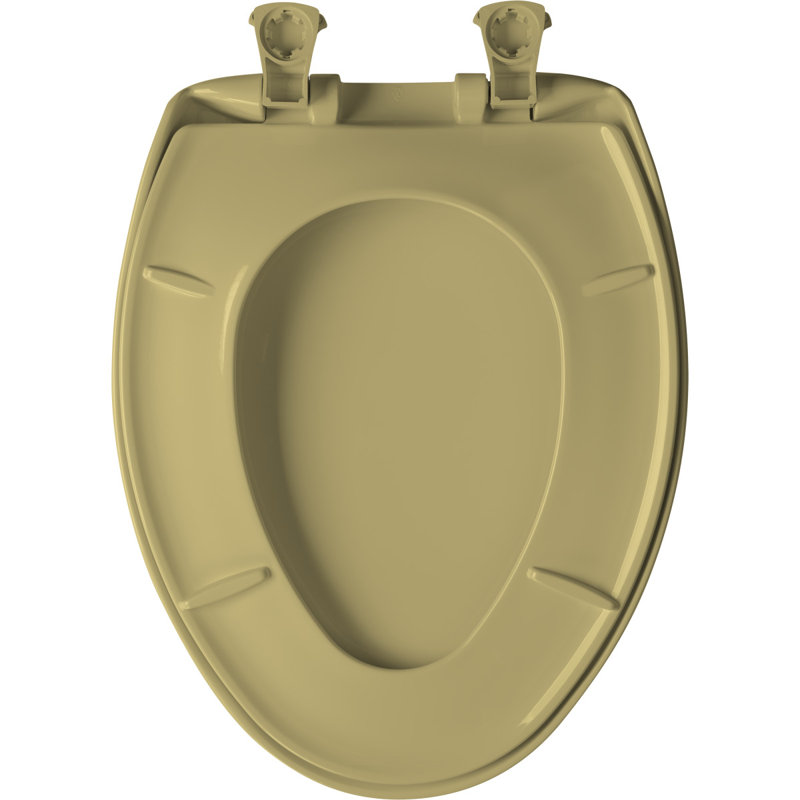 Elongated Toilet Seat and Lid, Chamois