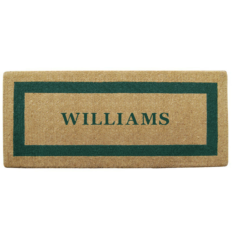 Tapis de porte antidérapant pour l'extérieur, L 31 po x L 18 po, Vert