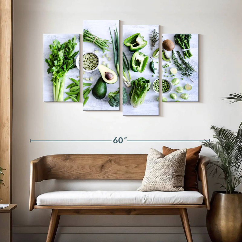 Yarlin Healthy Greens, 32" H x 52" W