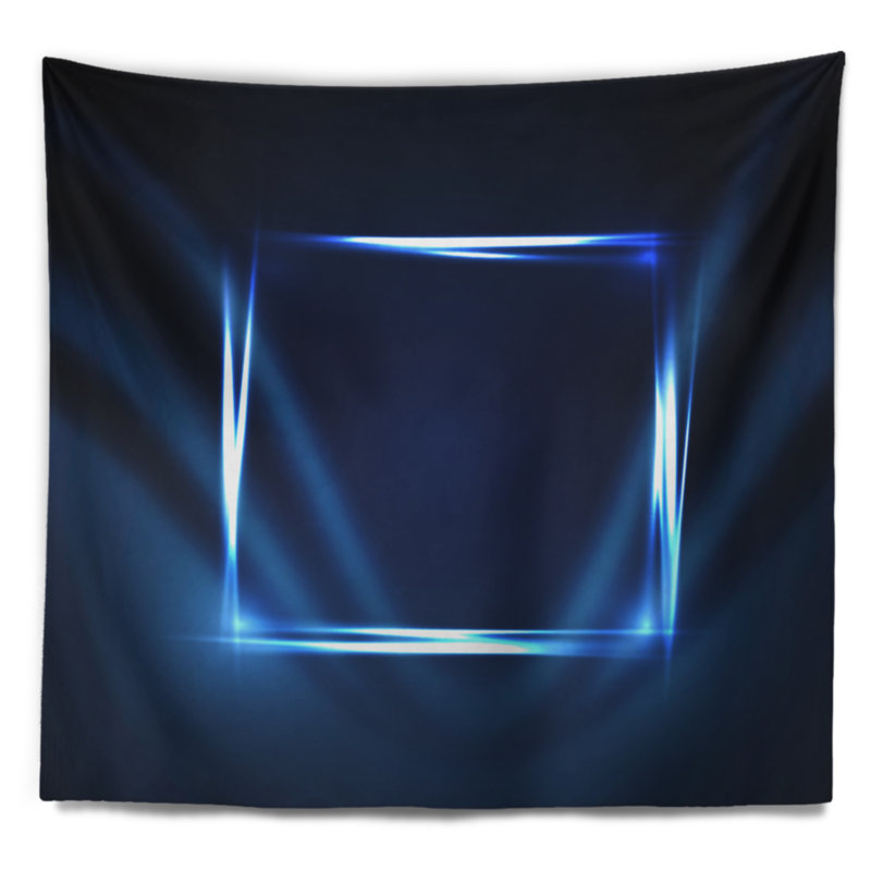 Abstract Polyester Tapestry, 32" H x 39" W