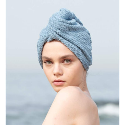 Hair Turban Towel for Women - 100% Turkish Cotton Hair Wrap for Drying Hair - Oeko-TEX® Certified