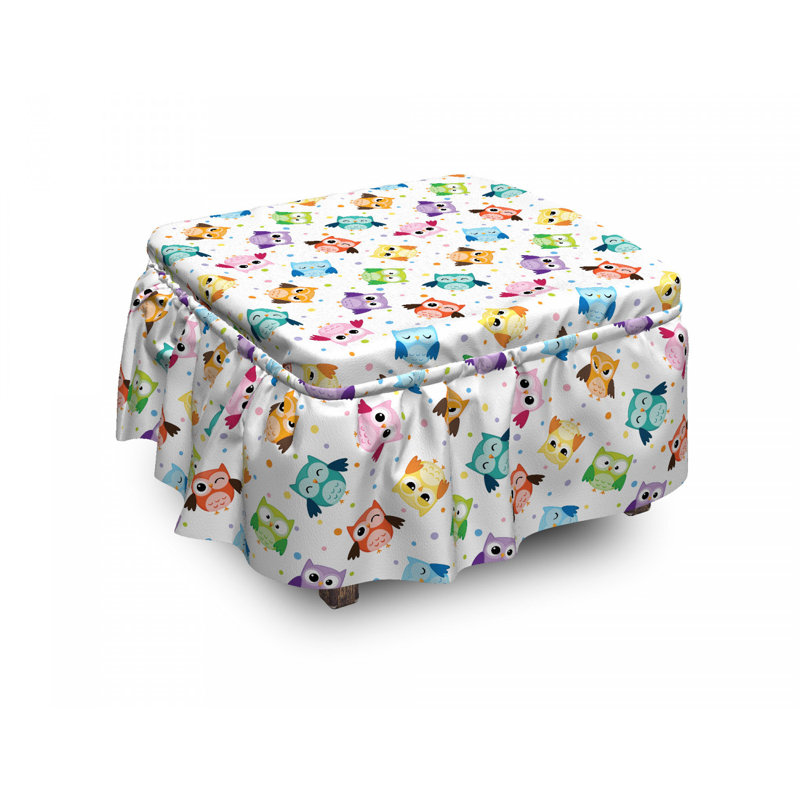 Ensemble de housse pour repose-pieds 2 pièces, Motif 5