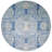 Scottlynn One-of-a-Kind Round 12'0" X 12'1" New Age Round Area Rug in Blue