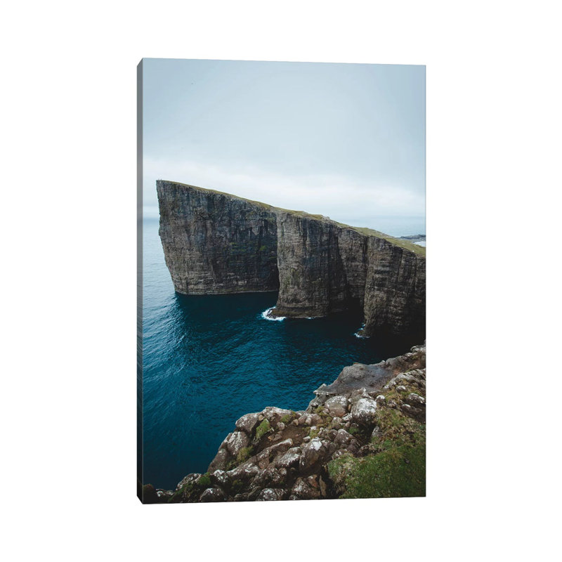 Cliffs Of The Atlantic by Steffen Fossbakk - Wrapped Canvas Print, 101.6 cm H x 66.04 cm W x 3.175 cm D