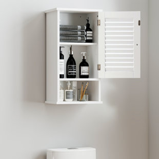 Armoire à pharmacie murale avec porte persienne FRALIMK
