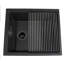 Nantucket Sinks 22 Inch  Dualmount Granite Composite Prep-Station with Side Set Drain-817836623