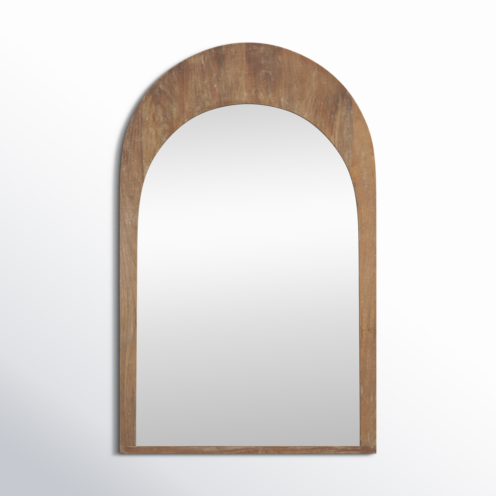 Vixe 42" Mango Accent Mirror, Light Brown, 48" x 30"