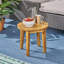Table d'appoint d'extérieur en bois-117627994