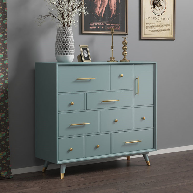 Cabinet d'entrée Simple Simple, Bleu