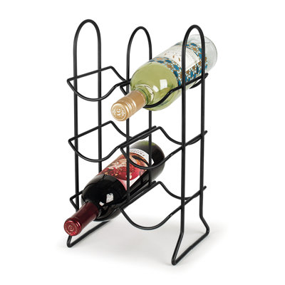 Townhouse 6 Bottle Tabletop Wine Bottle Rack by Spectrum