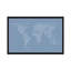 «Font World Map» par Michael Tompsett, impression sur toile tendue en bleu clair-1719900794-1649962259-1649962256