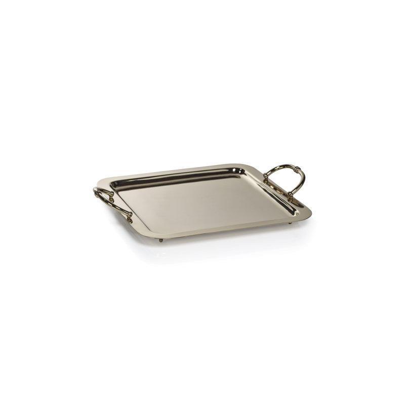 Plateau en acier / laiton Mercer41 Daimen, H 2 po x l 12 po x P 15 po, Or