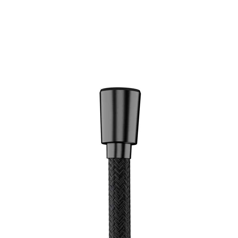 Hansgrohe Designflex Textile Handshower Hose, 80", Satin Black