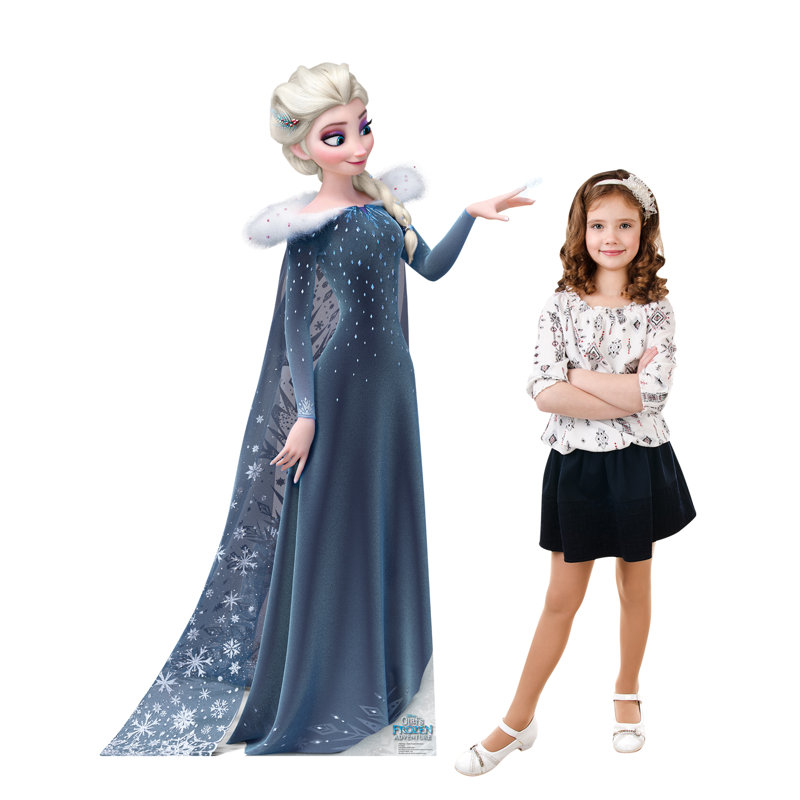 Elsa Frozen Adventure 68" Blue Cardboard Stand-Up