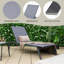 Chaise longue simple inclinable Kruempel