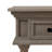 Finch Cassatt 1 Drawer Side Table, Gray