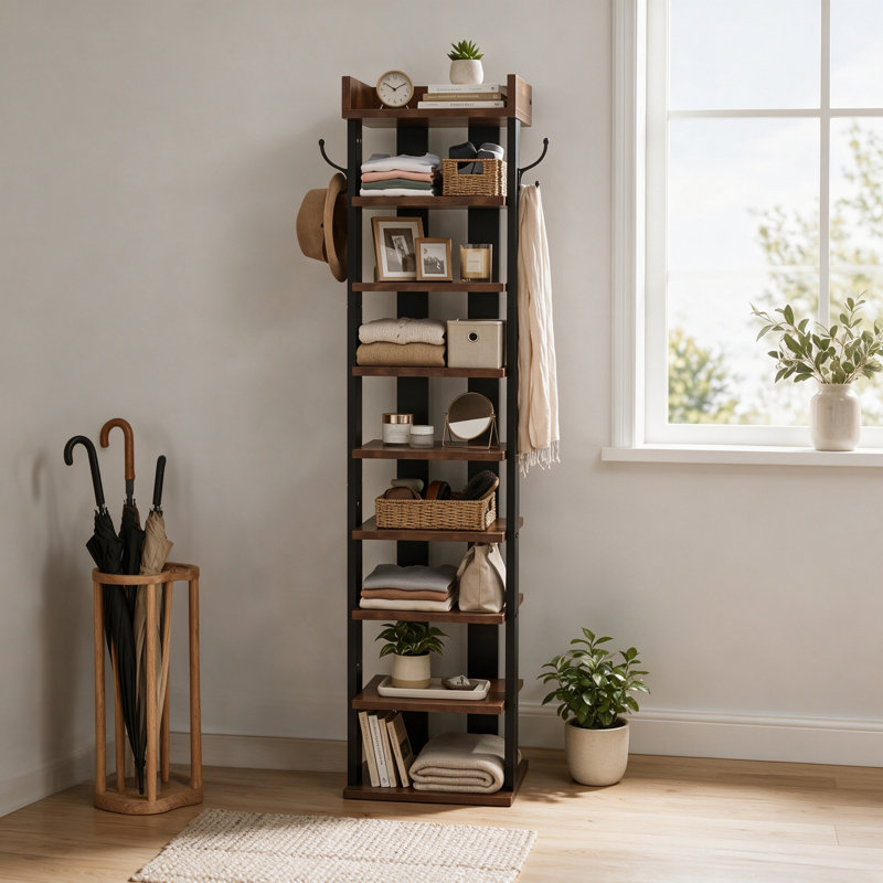 8 Pair Shoe Rack