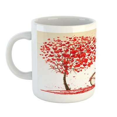 Tasse à café romantique tree