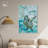 Art Remedy Serene Turtle Framed Colorful Coastal 1 Piece Canvas Wall Art 57715-99483905-99483904