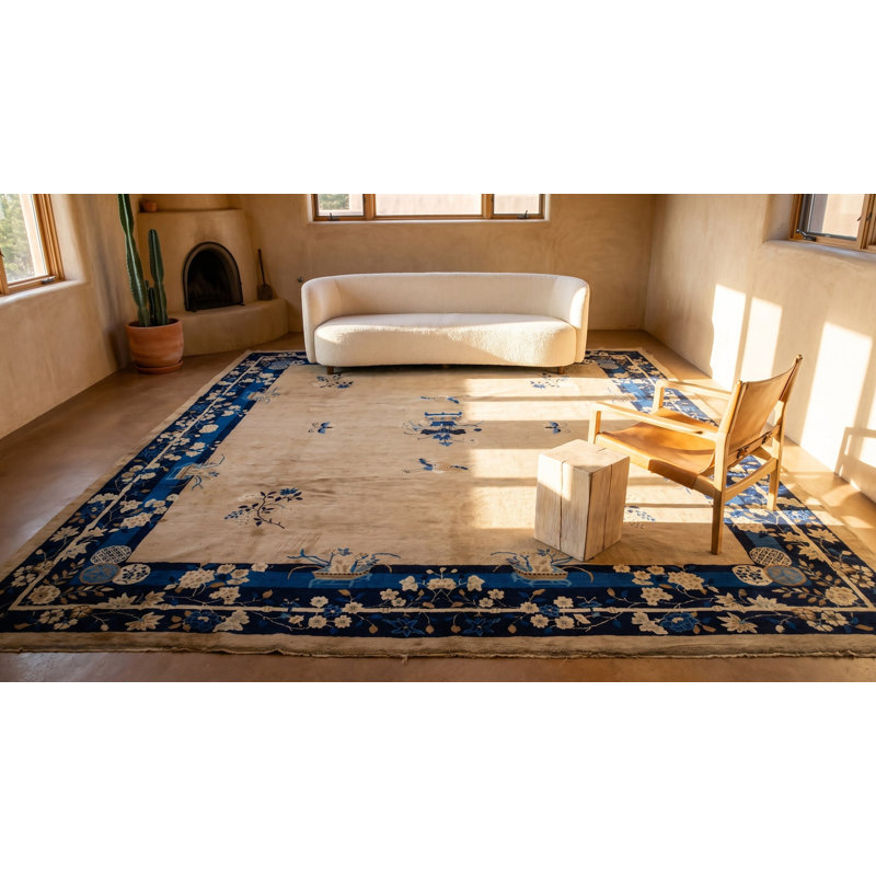 Autre tapis en laine antique de Pékin