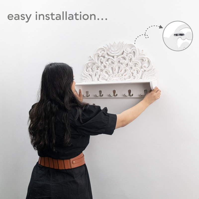 Hanoverton Half-circle Floating Shelf