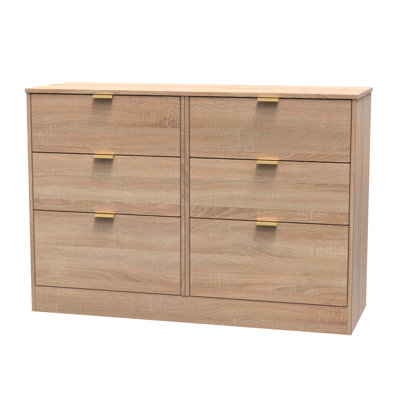 Chalene 115cm W 6 - Drawer Chest of Drawers