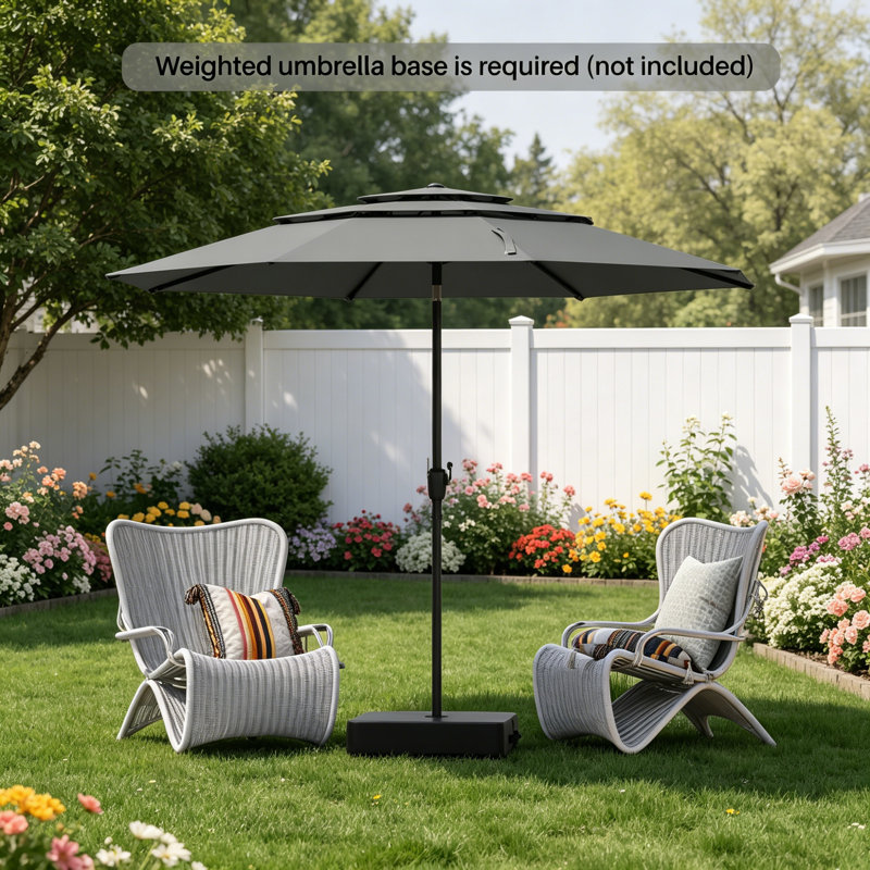 295cm Tilt Beach Parasol