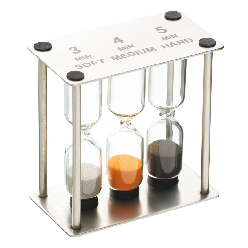 MasterClass Professional Stainless Steel Triple Sand Timer