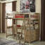 Lit mezzanine avec bureau Mateo-36290630-36290629