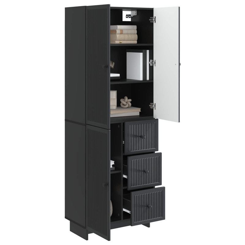 Storage Cabinet, Black