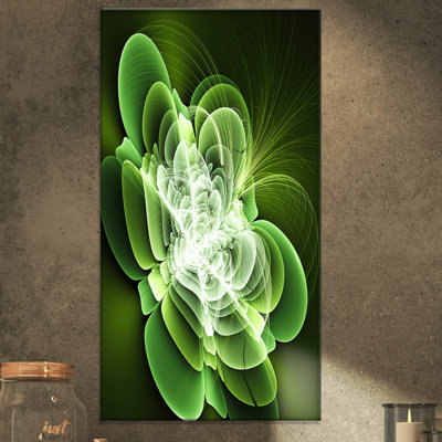 «Green Petal», reproduction d'art sur toile tendue