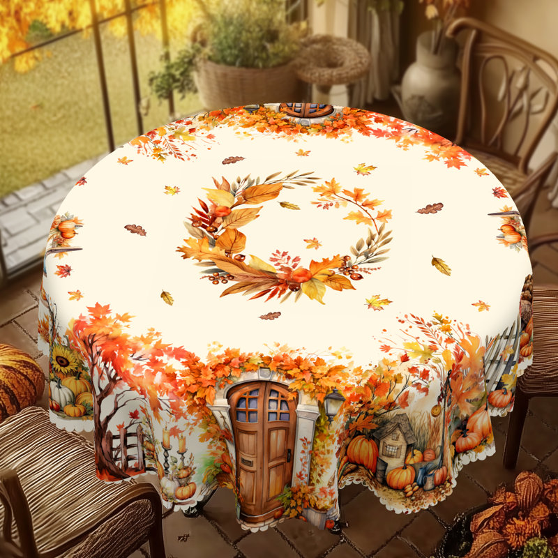 Nappe automne-hiver 180x180cm, 70,87 po rond