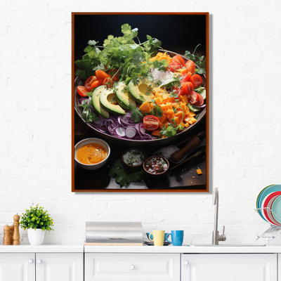 Végétarien, cuisine I - légumes, art mural
