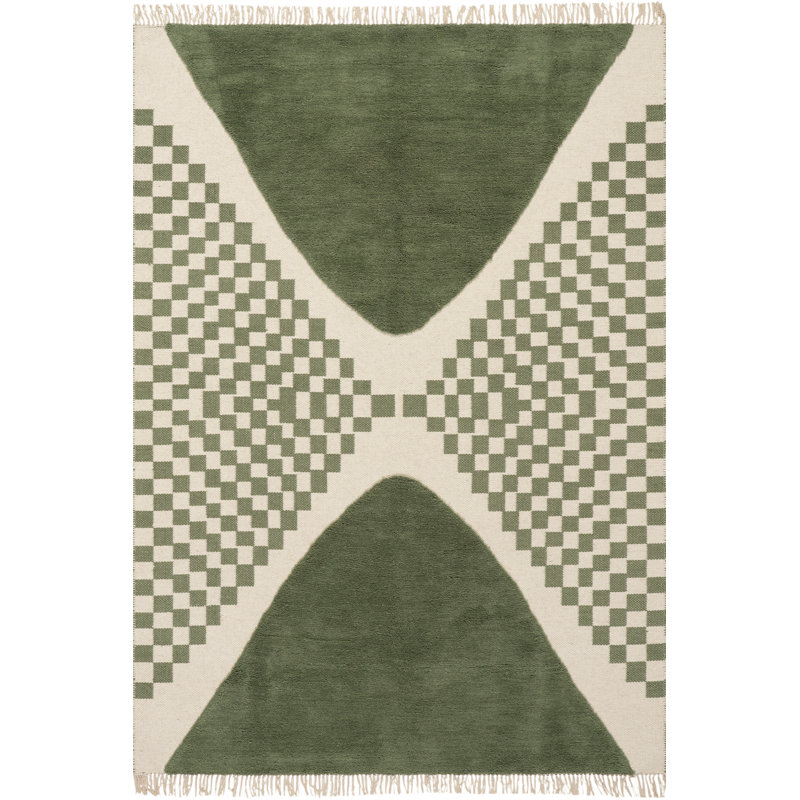 Tapis bohémien Carmeon Hamilton Monda, Rectangle 7 pi 6 po x 9 pi 6 po