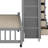 Versatile Bunk Bed with Integrated Drawers, Movable Shelves, and Wheeled Lower Frame-1180102167
