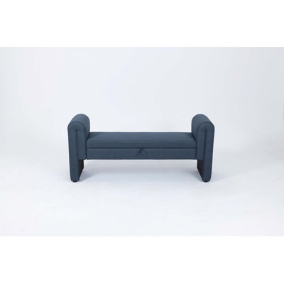 60-Inch Storage Bench With Spacious Seating And Hidden Compartment,  For Bedrooms And Living Rooms