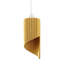 26 cm H Rectangle Pendant Shade ( Screw On ) in Gold