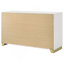 Commode et commode à tiroirs modernes - Rangement polyvalent + finition neutre, s'harmonisant avec n'importe quel décor de chambre à coucher-2140225650