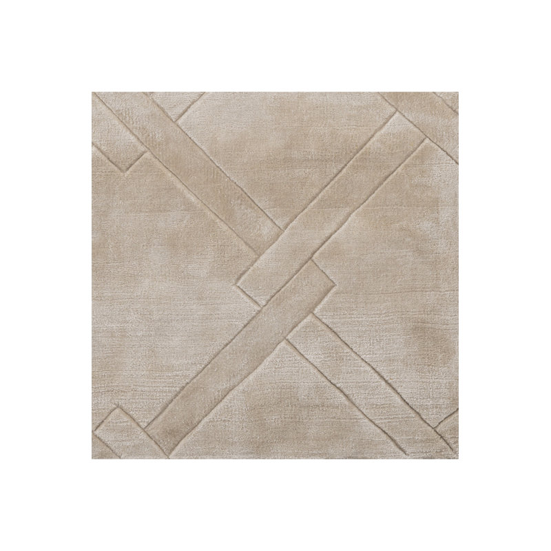 La Belle Geometric Area Rug in Beige, Rectangle 9'10" x 13'2"