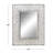 Kylee Metal Rectangle Wall Mirror