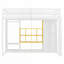 Lit mezzanine avec rangement intelligent et garde-robe ouvert-805548651-805548653
