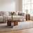 Kenneth 22" Round Mango Wood End Table with Slatted Panel Base