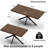 Averni 55.1”-70.7”or 78.7” W Extendable  Rectangular Dining Table with Metal Leg For 6-10 Seat-1649261353-1656196560