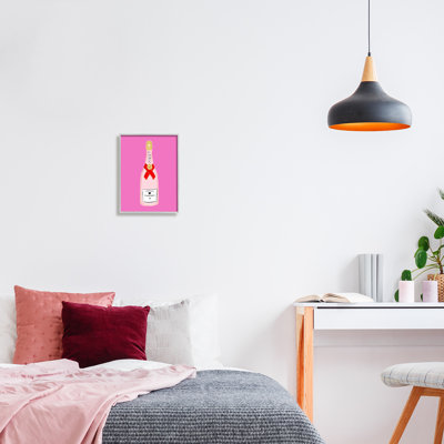 Cadre flottant amusant rose champagne par House of Lulu