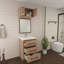 Meuble-lavabo autoportant de 24 po avec lavabo en acrylique renforcé Victoria-100853490