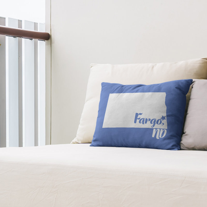 Coussin lombaire intérieur/extérieur, Bleu, Fargo