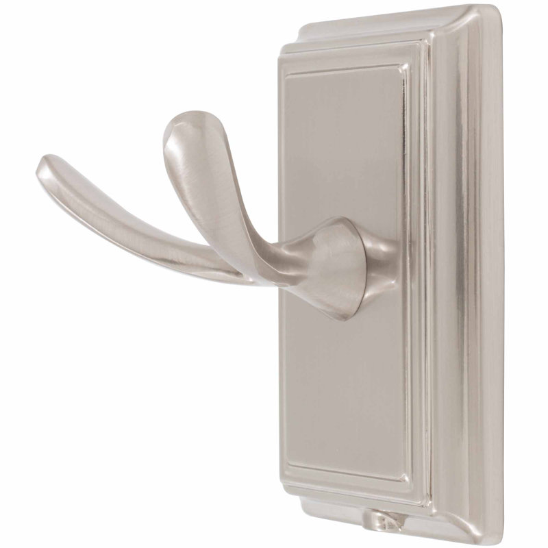 Westwood Wall Mounted Robe Hook, Satin Nickel