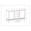 Banting - Buffet Mid-Century avec tiroirs centraux - Brun noyer