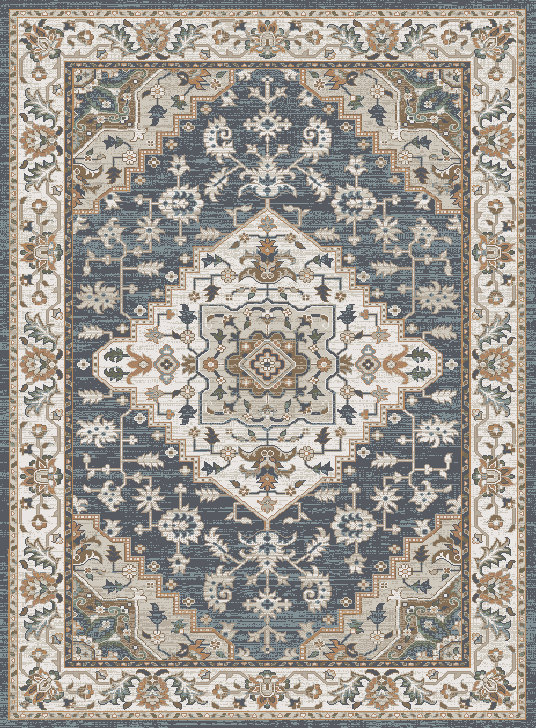 Tapis oriental traditionnel Plymouth Beryl, Tapis de couloir 2 pi x 7 pi 7 po